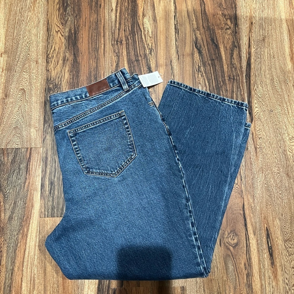 Lands' End Classic Blue Jeans Size 18 NWT Good Quality Classic Jeans
